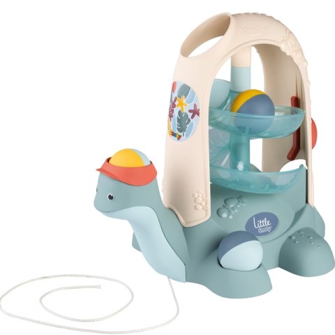 SMOBY LITTLE Żółw do Ciągnięcia ze Zjeżdżalnią dla Piłeczek 12m+ SMOBY LITTLE Żółw do Ciągnięcia ze Zjeżdżalnią dla Piłeczek 12m+