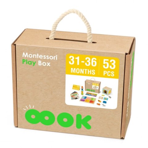 TOOKY TOY Box Pudełko XXL Montessori Edukacyjne 7w1 Sensoryczne 31-36 Mies. TOOKY TOY Box Pudełko XXL Montessori Edukacyjne 7w1 Sensoryczne 31-36 Mies.
