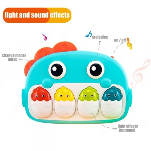 WOOPIE BABY Dino Pianino dla Niemowląt 0+ WOOPIE BABY Dino Pianino dla Niemowląt 0+