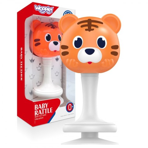 WOOPIE BABY Grzechotka Pomarańczowy Tygrysek 0m+ WOOPIE BABY Grzechotka Pomarańczowy Tygrysek 0m+