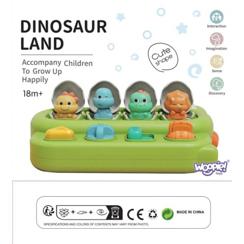 WOOPIE BABY Zabawka Edukacyjna Wyskakujące Dinozaury POP-UP WOOPIE BABY Zabawka Edukacyjna Wyskakujące Dinozaury POP-UP