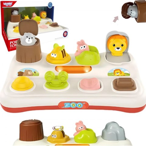WOOPIE BABY Zabawka Edukacyjna Wyskakujące Zwierzątka ZOO Pop Up WOOPIE BABY Zabawka Edukacyjna Wyskakujące Zwierzątka ZOO Pop Up