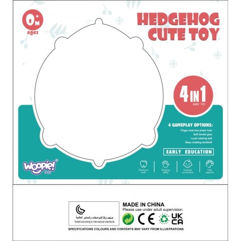 WOOPIE BABY Zabawka Sensoryczna 4w1 Jeżyk Pop-it Aktywizujący WOOPIE BABY Zabawka Sensoryczna 4w1 Jeżyk Pop-it Aktywizujący