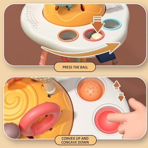 WOOPIE BABY Zabawka Sensoryczna Montessori Gryzak Grzechotka Wielofunkcyjny UFO WOOPIE BABY Zabawka Sensoryczna Montessori Gryzak Grzechotka Wielofunkcyjny UFO