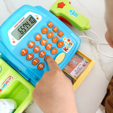 WOOPIE Kasa Sklepowa z Półką i Akcesoriami WOOPIE Kasa Sklepowa z Półką i Akcesoriami