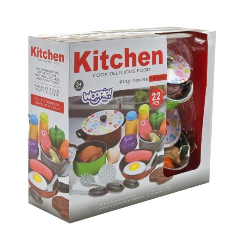 WOOPIE Zestaw XXL Kucharza Akcesoria Przybory Kuchenne 22 el. WOOPIE Zestaw XXL Kucharza Akcesoria Przybory Kuchenne 22 el.