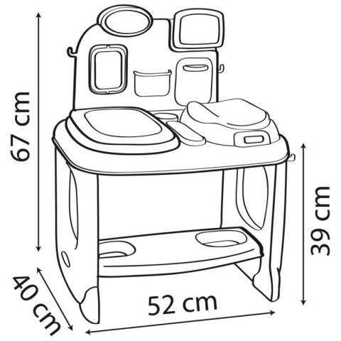 SMOBY Baby Care Centrum Medyczne Opieki dla Lalek z Elektronicznym Tabletem + 24 akc. SMOBY Baby Care Centrum Medyczne Opieki dla Lalek z Elektronicznym Tabletem + 24 akc.