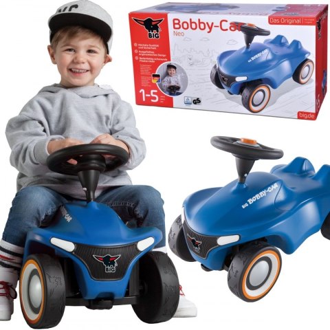 BIG Niebieski jeździk Bobby Car Neo Blue BIG Niebieski jeździk Bobby Car Neo Blue