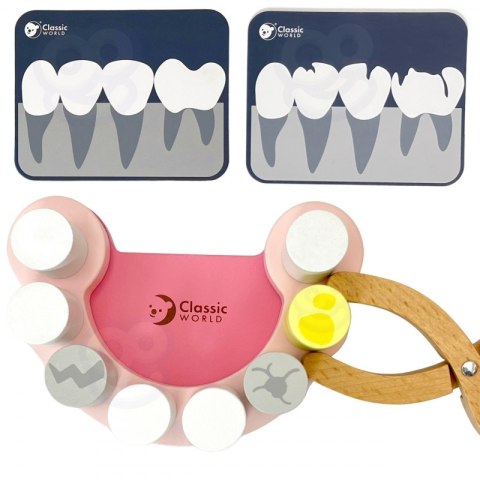 CLASSIC WORLD Zestaw Małego Dentysty Walizka Lekarza 18 el. CLASSIC WORLD Zestaw Małego Dentysty Walizka Lekarza 18 el.