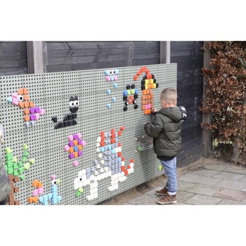 MASTERKIDZ Zestaw Kołeczki w kształcie figur geometrycznych 64szt do tablic STEM MASTERKIDZ Zestaw Kołeczki w kształcie figur geometrycznych 64szt do tablic STEM