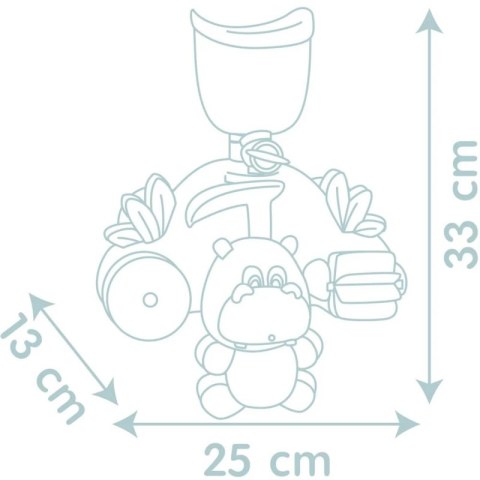 SMOBY Little Zabawka Motoryczna dla Dzieci Hipopotam do Kąpieli SMOBY Little Zabawka Motoryczna dla Dzieci Hipopotam do Kąpieli