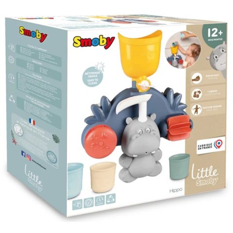 SMOBY Little Zabawka Motoryczna dla Dzieci Hipopotam do Kąpieli SMOBY Little Zabawka Motoryczna dla Dzieci Hipopotam do Kąpieli