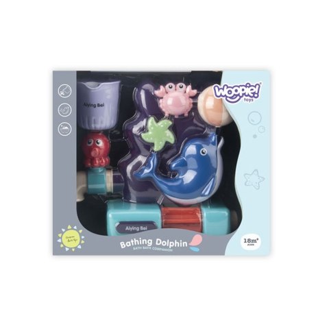 WOOPIE BABY Zabawka Wodna do Kąpieli Delfinek + Kubeczek WOOPIE BABY Zabawka Wodna do Kąpieli Delfinek + Kubeczek
