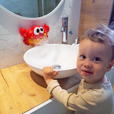 WOOPIE BABY Zabawka do Kąpieli Krab do Robienia Piany z Melodią WOOPIE BABY Zabawka do Kąpieli Krab do Robienia Piany z Melodią