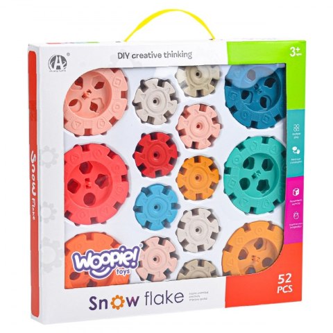 WOOPIE Klocki Konstrukcyjne Wafle Jeżyki 52 el. WOOPIE Klocki Konstrukcyjne Wafle Jeżyki 52 el.
