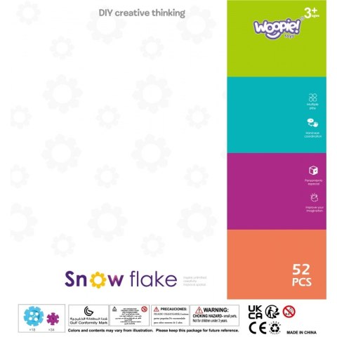 WOOPIE Klocki Konstrukcyjne Wafle Jeżyki 52 el. WOOPIE Klocki Konstrukcyjne Wafle Jeżyki 52 el.