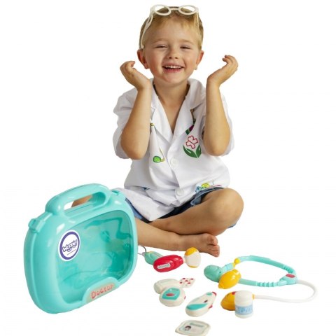 WOOPIE Zestaw Lekarski Mały Lekarza Doktor w Walizce Światło Dźwięk + Akc. WOOPIE Zestaw Lekarski Mały Lekarza Doktor w Walizce Światło Dźwięk + Akc.