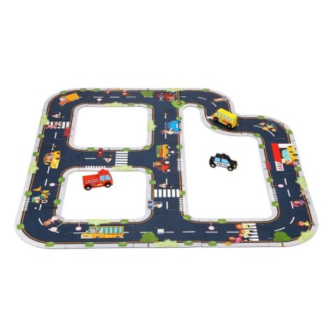 TOOKY TOY Droga Puzzle dla Dzieci Autostrada Makieta 21 el. Certyfikat FSC TOOKY TOY Droga Puzzle dla Dzieci Autostrada Makieta 21 el. Certyfikat FSC