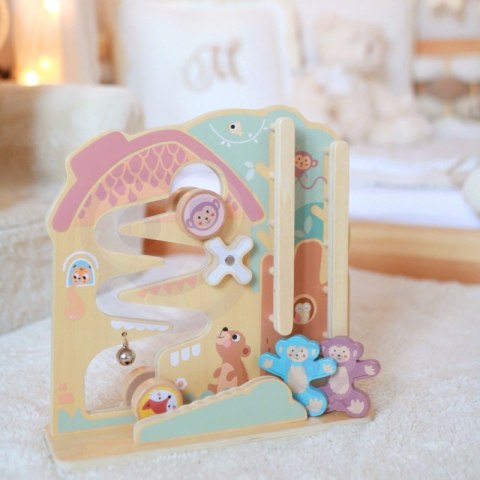 TOOKY TOY Labirynt Tablica Edukacyjna Tor 2w1 Labirynt Drewniany TOOKY TOY Labirynt Tablica Edukacyjna Tor 2w1 Labirynt Drewniany