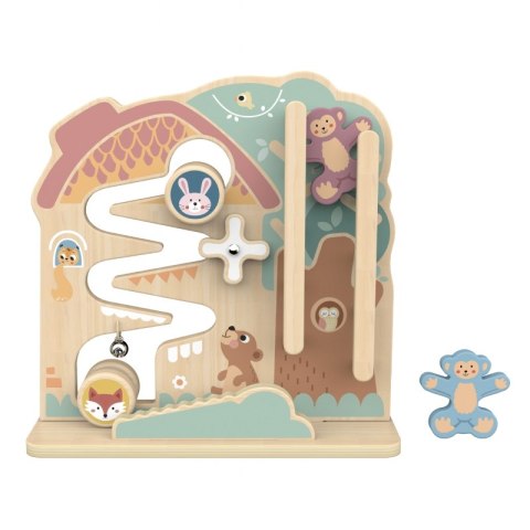 TOOKY TOY Labirynt Tablica Edukacyjna Tor 2w1 Labirynt Drewniany TOOKY TOY Labirynt Tablica Edukacyjna Tor 2w1 Labirynt Drewniany