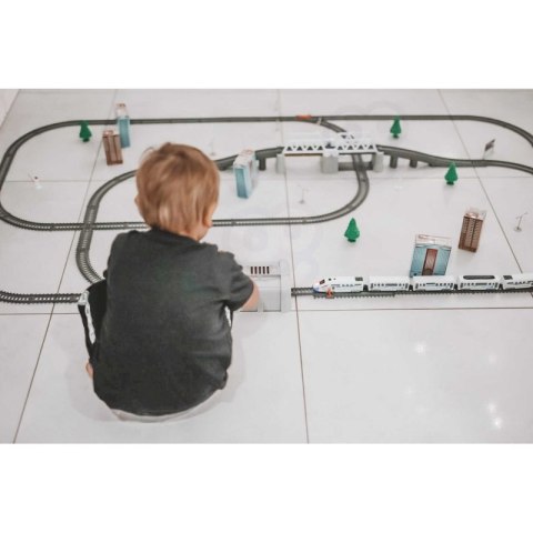 WOOPIE Kolejka Elektryczna Ogromny 914 cm Tor Most Tunel 86 el. WOOPIE Kolejka Elektryczna Ogromny 914 cm Tor Most Tunel 86 el.