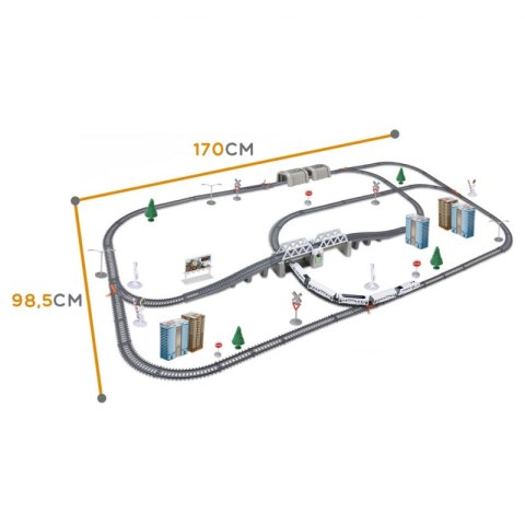 WOOPIE Kolejka Elektryczna Ogromny 914 cm Tor Most Tunel 86 el. WOOPIE Kolejka Elektryczna Ogromny 914 cm Tor Most Tunel 86 el.