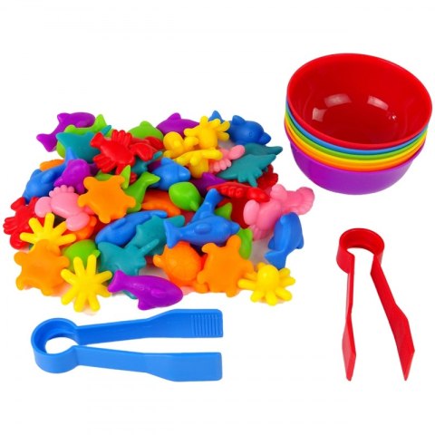 WOOPIE Gra Edukacyjna Montessori Sorter Kolorów Morska Kraina 64 el. WOOPIE Gra Edukacyjna Montessori Sorter Kolorów Morska Kraina 64 el.