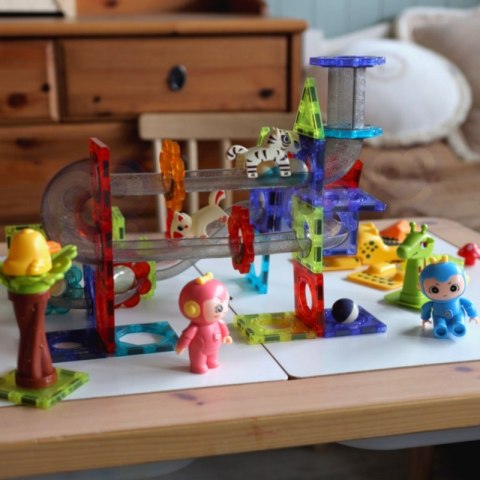 WOOPIE Klocki Magnetyczne Tor Kulkowy Zwierzęcy Raj 104 el. WOOPIE Klocki Magnetyczne Tor Kulkowy Zwierzęcy Raj 104 el.