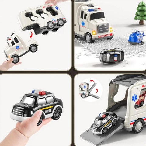 WOOPIE Laweta Drogowa zestaw 5 Aut - Ambulans WOOPIE Laweta Drogowa zestaw 5 Aut - Ambulans
