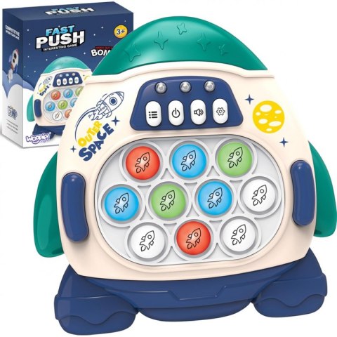 WOOPIE Gra POP IT Elektroniczna Antystresowa Zręcznościowa Rakieta blue WOOPIE Gra POP IT Elektroniczna Antystresowa Zręcznościowa Rakieta blue