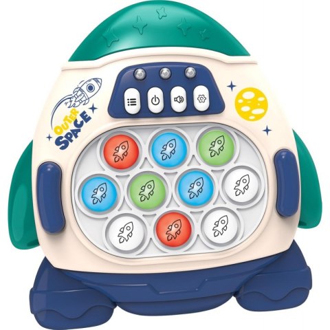 WOOPIE Gra POP IT Elektroniczna Antystresowa Zręcznościowa Rakieta blue WOOPIE Gra POP IT Elektroniczna Antystresowa Zręcznościowa Rakieta blue