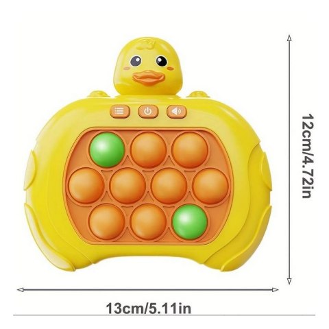 WOOPIE Gra POP IT Interaktywna Antystresowa Zręcznościowa Kaczka WOOPIE Gra POP IT Interaktywna Antystresowa Zręcznościowa Kaczka