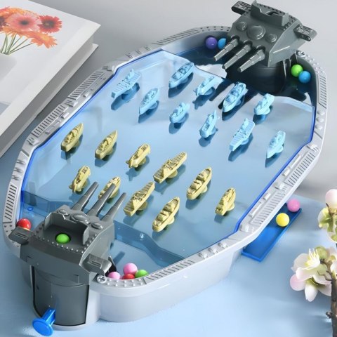 WOOPIE Gra Zręcznościowa "Bitwa Morska" Statki 3D Wyrzutnia Kulek WOOPIE Gra Zręcznościowa "Bitwa Morska" Statki 3D Wyrzutnia Kulek