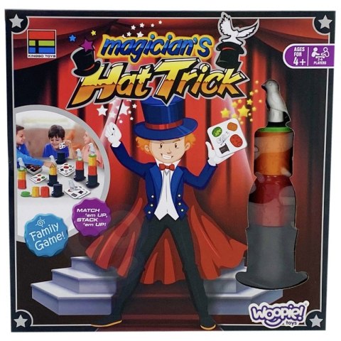 WOOPIE Gra sztuczki Magiczne z Kapeluszem Mały Magik 4+ WOOPIE Gra sztuczki Magiczne z Kapeluszem Mały Magik 4+