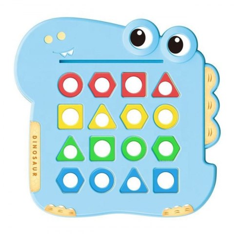 WOOPIE Układanka Montessori Dinozaur Gra Zręcznościowa Dopasuj Kształty WOOPIE Układanka Montessori Dinozaur Gra Zręcznościowa Dopasuj Kształty