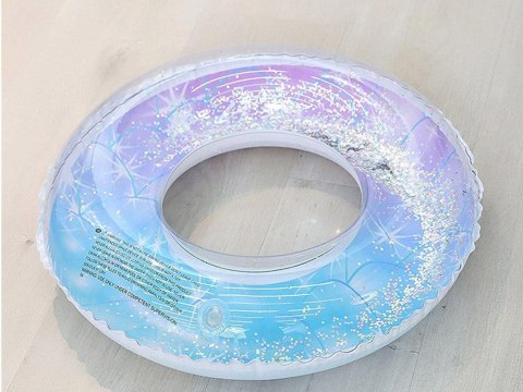 Bajeczne kółko dmuchane z konfetti do pływania dla dzieci 70cm SP0751 Bajeczne kółko dmuchane z konfetti do pływania dla dzieci 70cm SP0751