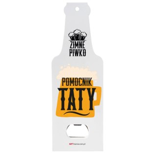 Otwieracz drewniany "Pomocnik Taty" 7x19,5x0,8 cm