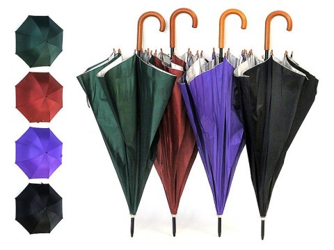 Parasol automatyczny dł.96cm dwukolorowy mix kolorów Parasol automatyczny dł.96cm dwukolorowy mix kolorów