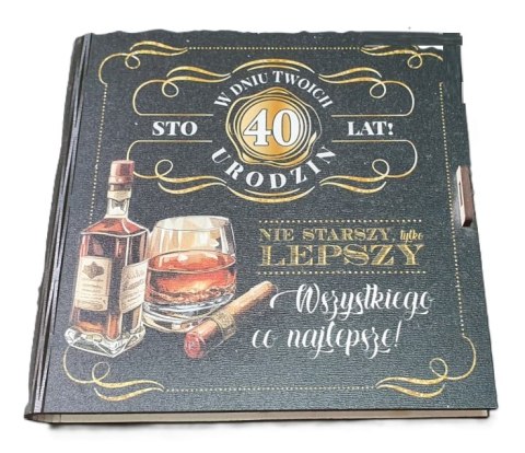 Pudełko na pieniądze 16 x 16cm kwadratowa 40-stka kolor WHISKY 3308-WY40 Pudełko na pieniądze 16 x 16cm kwadratowa 40-stka kolor WHISKY 3308-WY40