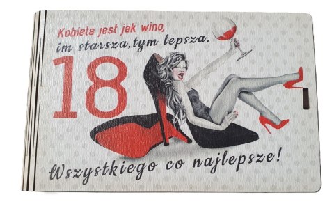 Pudełko na pieniądze 9,5 x 16cm banknotówka kolor SZPILKA 3302-SZ18 Pudełko na pieniądze 9,5 x 16cm banknotówka kolor SZPILKA 3302-SZ18