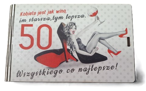 Pudełko na pieniądze 9,5 x 16cm banknotówka kolor SZPILKA 50-stka 3302-SZ50 Pudełko na pieniądze 9,5 x 16cm banknotówka kolor SZPILKA 50-stka 3302-SZ50