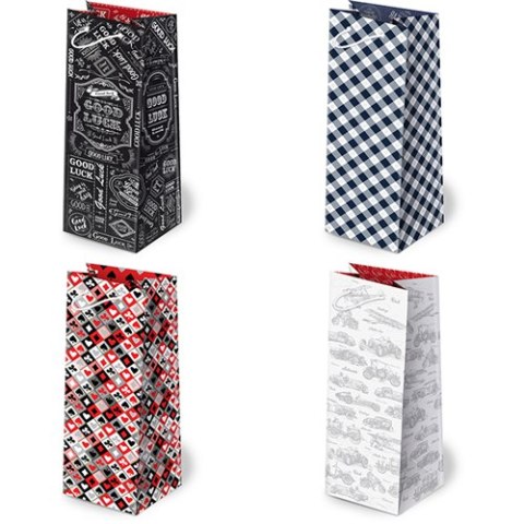 Torebki ozdobne 10szt. AL-2 set 29 Męskie 12 x 36,9 x 11 cm Torebki ozdobne 10szt. AL-2 set 29 Męskie 12 x 36,9 x 11 cm