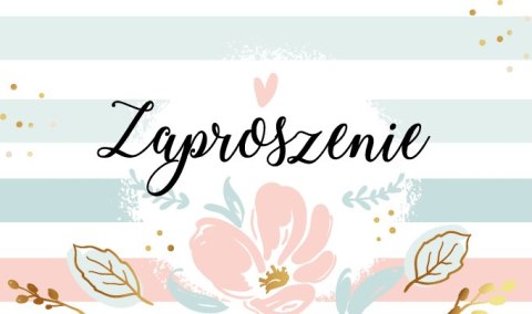 Zaproszenia 10szt ZA-118 Zaproszenia 10szt ZA-118