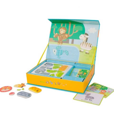 CLASSIC WORLD Układanka Magnetyczna Zwierzęta Tablica Klocki Puzzle Pamięć 60 el. CLASSIC WORLD Układanka Magnetyczna Zwierzęta Tablica Klocki Puzzle Pamięć 60 el.