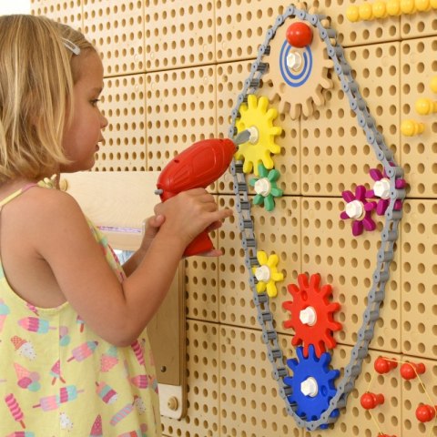 Koła Zębate Zbuduj Własny Mechanizm - Tablica Naukowo-Kreatywna Masterkidz STEM Koła Zębate Zbuduj Własny Mechanizm - Tablica Naukowo-Kreatywna Masterkidz STEM
