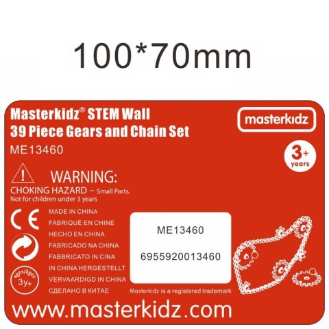 Koła Zębate Zbuduj Własny Mechanizm - Tablica Naukowo-Kreatywna Masterkidz STEM Koła Zębate Zbuduj Własny Mechanizm - Tablica Naukowo-Kreatywna Masterkidz STEM
