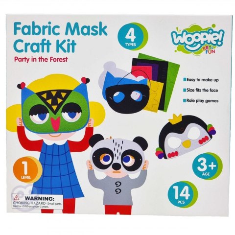 WOOPIE ART&FUN Zestaw Kreatywny Maski Filcowe Zrób to Sam 4 szt. WOOPIE ART&FUN Zestaw Kreatywny Maski Filcowe Zrób to Sam 4 szt.