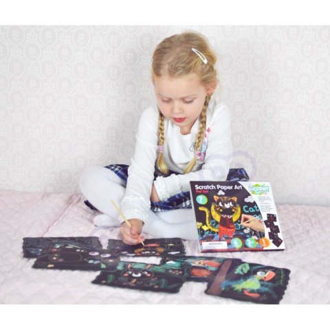 WOOPIE ART&FUN Zestaw Kreatywny Wydrapywanki dla Dzieci 7 el. WOOPIE ART&FUN Zestaw Kreatywny Wydrapywanki dla Dzieci 7 el.
