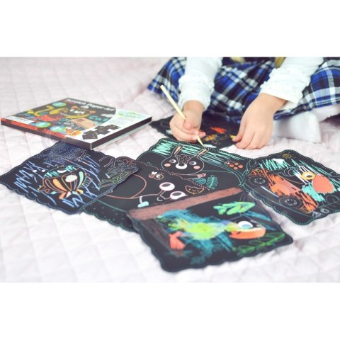 WOOPIE ART&FUN Zestaw Kreatywny Wydrapywanki dla Dzieci 7 el. WOOPIE ART&FUN Zestaw Kreatywny Wydrapywanki dla Dzieci 7 el.