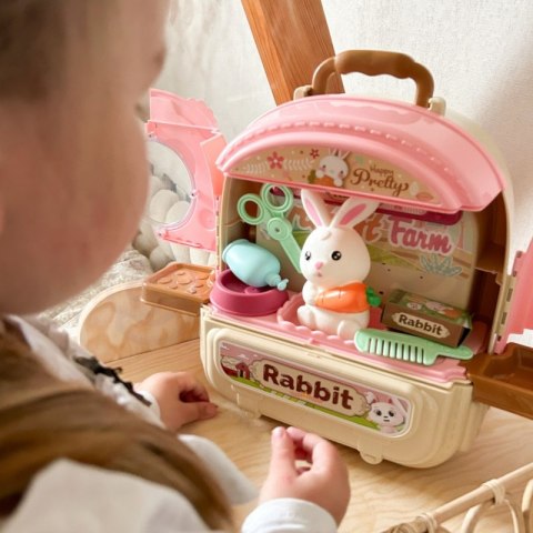 WOOPIE Królik w Plecaku 3w1 Farma Domek Ogródek WOOPIE Królik w Plecaku 3w1 Farma Domek Ogródek